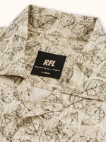 Load image into Gallery viewer, Men Smart Fit Floral Print Beige Half Sleeve Shirt
