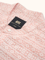 Load image into Gallery viewer, Men Smart Fit Abstract Print Peach Full Sleeve Kurta
