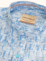 Load image into Gallery viewer, MENS COTTON SKY PRINTED SLIM FIT FULL SLEEVE CASUAL SHIRT
