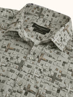 Load image into Gallery viewer, MENS COTTON MULTI COLOR PRINTED SMART FIT FULL SLEEVE FORMAL SHIRT
