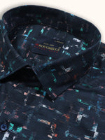 Load image into Gallery viewer, MENS CRACKER MULTI COLOR PRINTED SLIM FIT FULL SLEEVE CASUAL SHIRT
