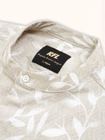 Load image into Gallery viewer, Men Smart Fit Floral Print Cream Full Sleeve Shirt
