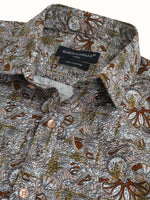 Load image into Gallery viewer, MENS COTTON MULTI COLOR PRINTED SMART FIT FULL SLEEVE FORMAL SHIRT
