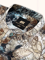 Load image into Gallery viewer, Men Smart Fit Floral Print Multicoloured Full Sleeve Shirt
