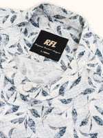 Load image into Gallery viewer, Men Smart Fit Floral Print Blue Full Sleeve Shirt
