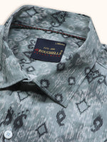 Load image into Gallery viewer, MENS CRACKER MULTI COLOR PRINTED SLIM FIT FULL SLEEVE CASUAL SHIRT
