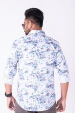 Load image into Gallery viewer, MENS CRACKER PRINTED SLIM FIT FULL SLEEVE CASUAL SHIRT
